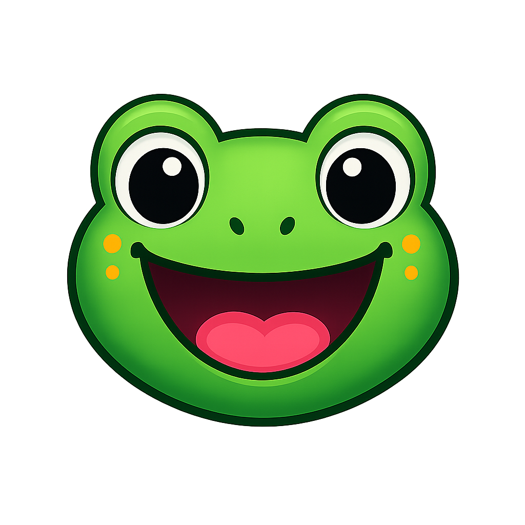 Clark, a cartoon frog